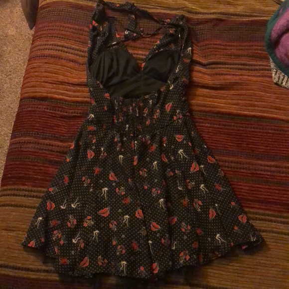 Hell Bunny Halter Dress Large - Picture 2 of 2